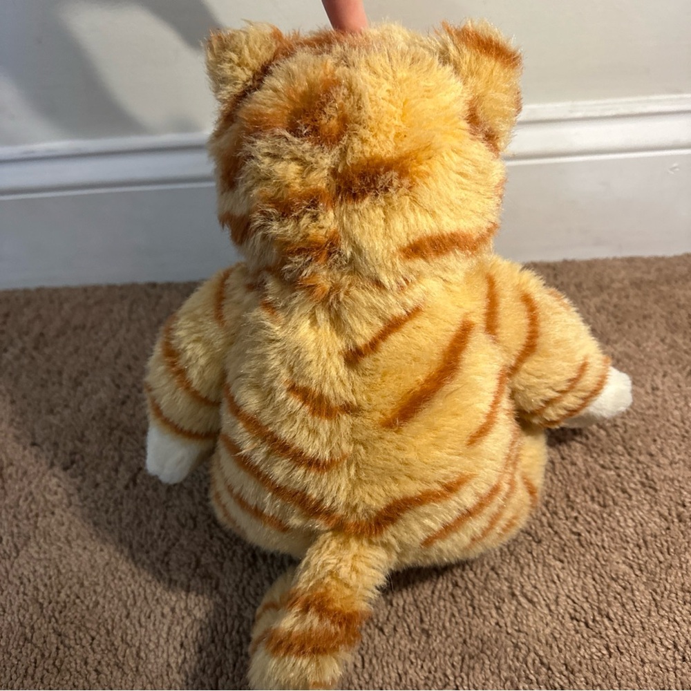 Build A Bear BABW Vintage Tabby Cat Plush Stuffed Animal Orange Stripes Retired - Picture 4 of 12